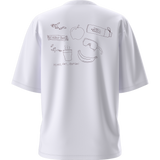 The North Face - Hike Picnic Boxy Ss Tee-graphic da donna - TNF WHITE - vista alternativa 10