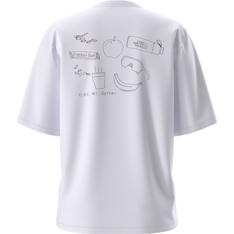 The North Face - Hike Picnic Boxy Ss Tee-graphic da donna - TNF WHITE - vista alternativa 10