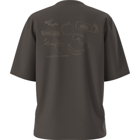 The North Face - Hike Picnic Boxy Ss Tee-graphic da donna - Dark Chestnut - vista alternativa 10