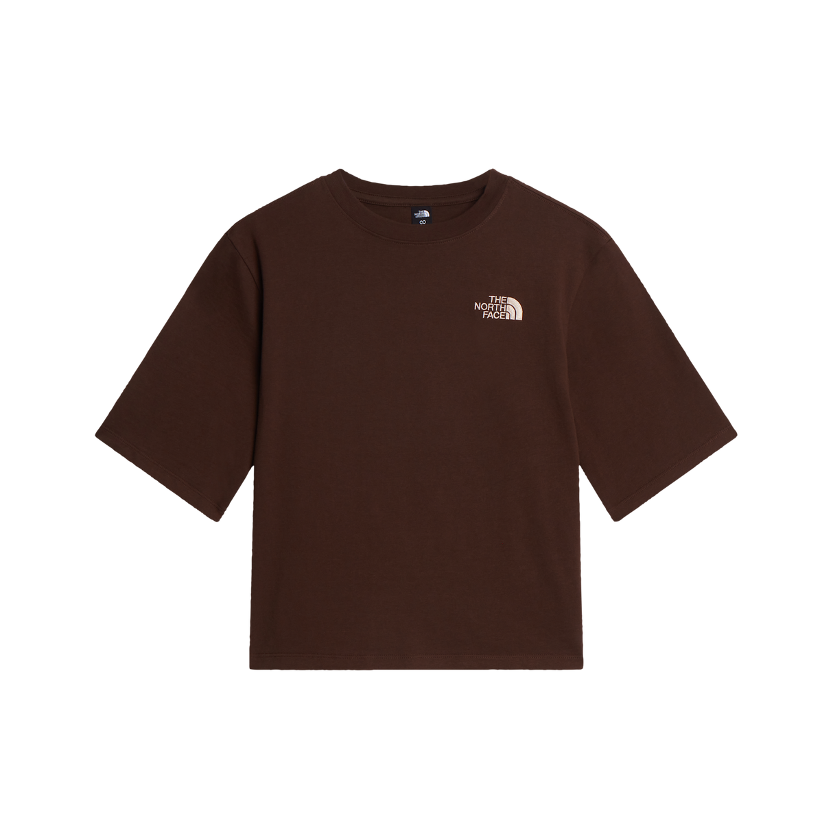 The North Face - Hike Picnic Boxy Ss Tee-graphic da donna - Dark Chestnut - vista principale