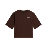 The North Face - Hike Picnic Boxy Ss Tee-graphic da donna - Dark Chestnut - vista principale