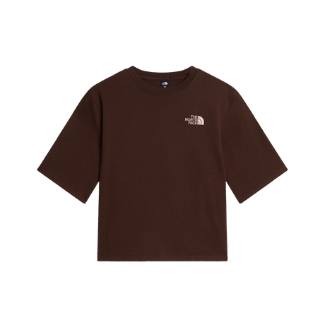 The North Face - Hike Picnic Boxy Ss Tee-graphic da donna - Dark Chestnut - vista principale