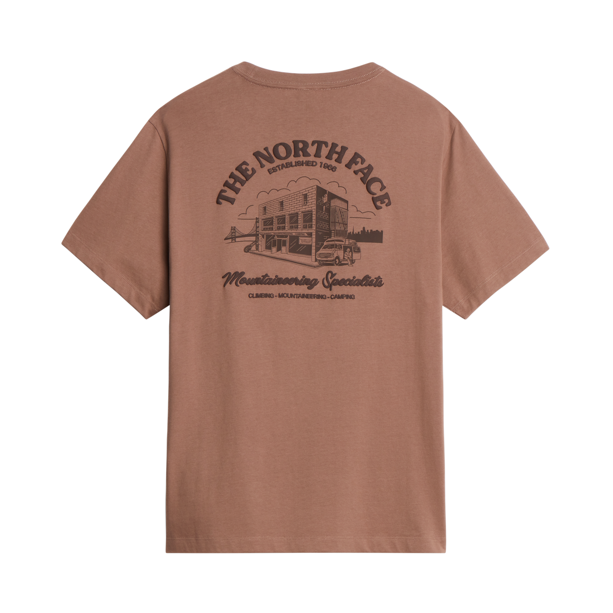 The North Face - Og Store Rlx Ss Tee-graphic unisex - Garnet - vista alternativa 1