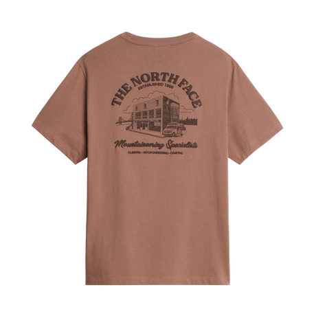 The North Face - Og Store Rlx Ss Tee-graphic unisex - Garnet - vista alternativa 1