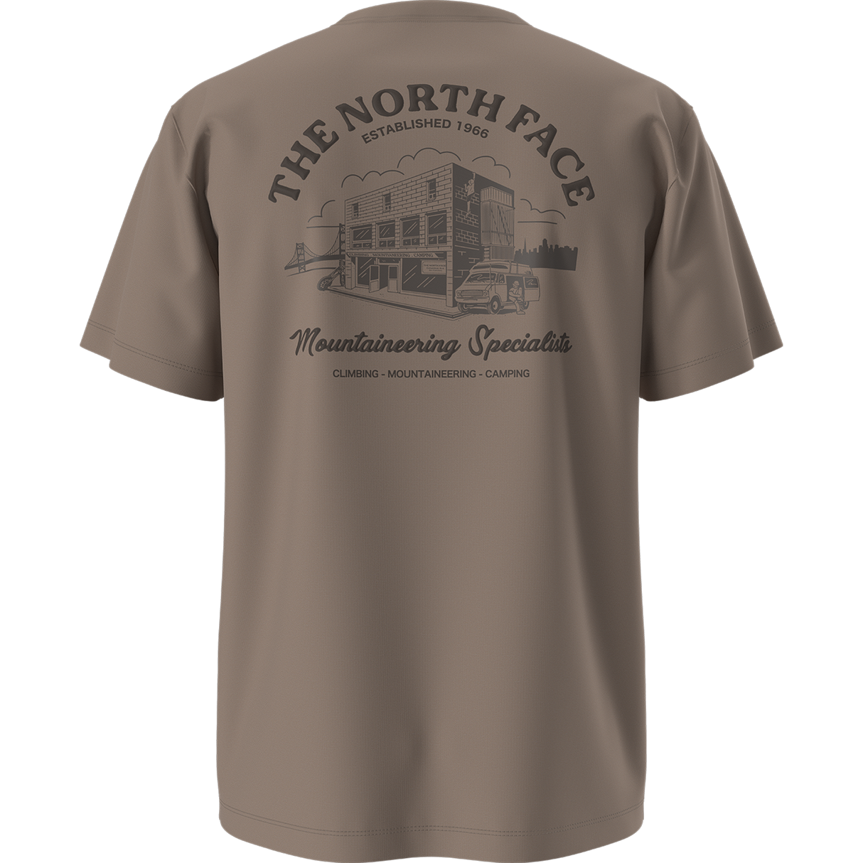 The North Face - Og Store Rlx Ss Tee-graphic unisex - Garnet - vista alternativa 10