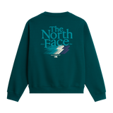 The North Face - Retro Trail Relaxed Crew - Graphic da uomo - Pacific Teal - vista alternativa 1