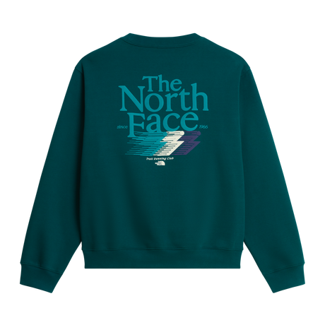 The North Face - Retro Trail Relaxed Crew - Graphic da uomo - Pacific Teal - vista alternativa 1