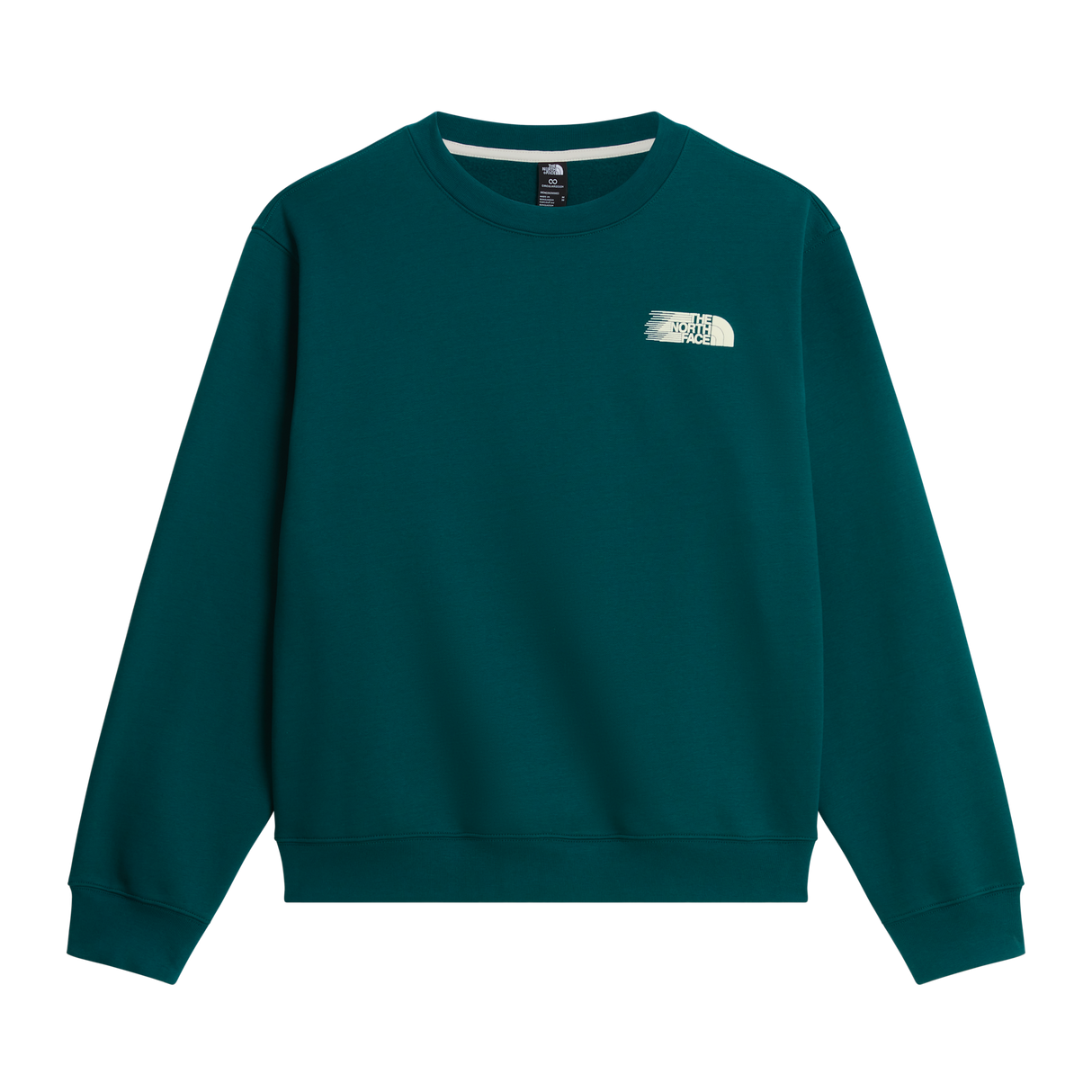 The North Face - Retro Trail Relaxed Crew - Graphic da uomo - Pacific Teal - vista principale