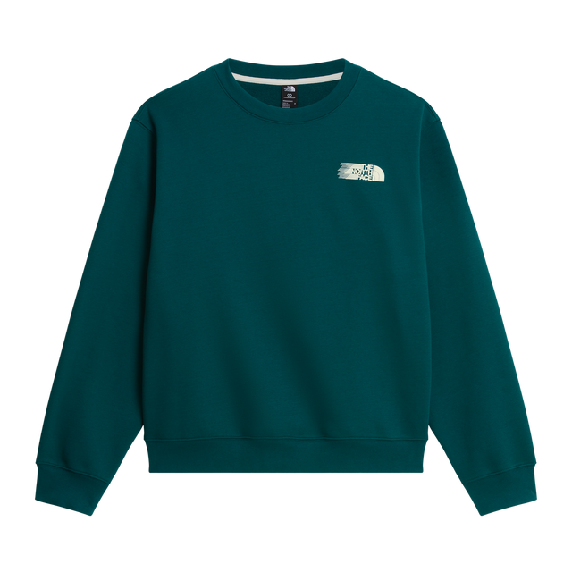 The North Face - Retro Trail Relaxed Crew - Graphic da uomo - Pacific Teal - vista principale