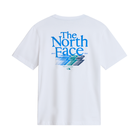 The North Face - Retro Trail Rlx Ss Tee-graphic da uomo - TNF WHITE - vista alternativa 1