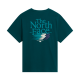 The North Face - Retro Trail Rlx Ss Tee-graphic da uomo - Pacific Teal - vista alternativa 1