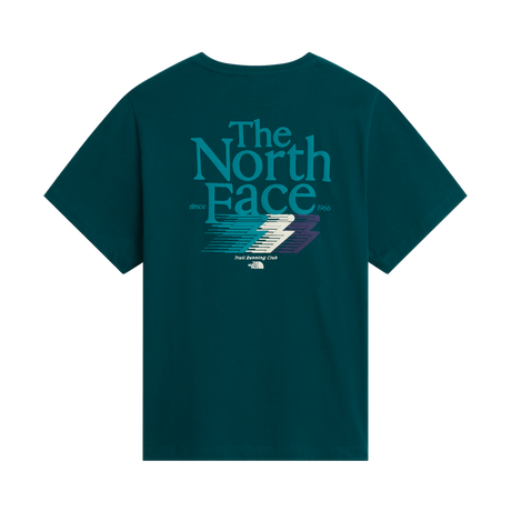 The North Face - Retro Trail Rlx Ss Tee-graphic da uomo - Pacific Teal - vista alternativa 1