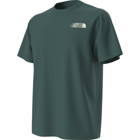 The North Face - Retro Trail Rlx Ss Tee-graphic da uomo - Pacific Teal - vista alternativa 2