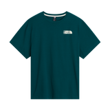 The North Face - Retro Trail Rlx Ss Tee-graphic da uomo - Pacific Teal - vista principale