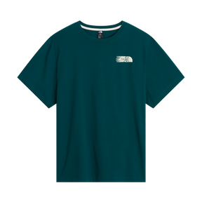 The North Face - Retro Trail Rlx Ss Tee-graphic da uomo - Green - vista principale