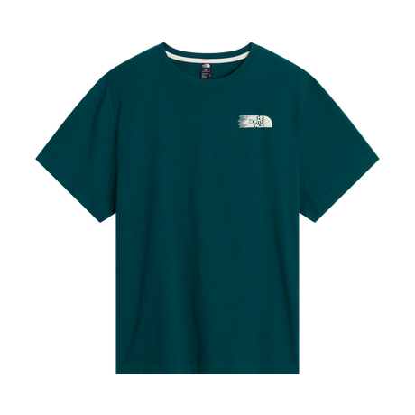The North Face - Retro Trail Rlx Ss Tee-graphic da uomo - Pacific Teal - vista principale