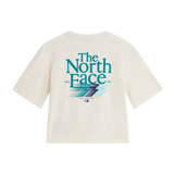 The North Face - Retro Trail Boxy Ss Tee-graphic da donna - WHITE DUNE - vista alternativa 1