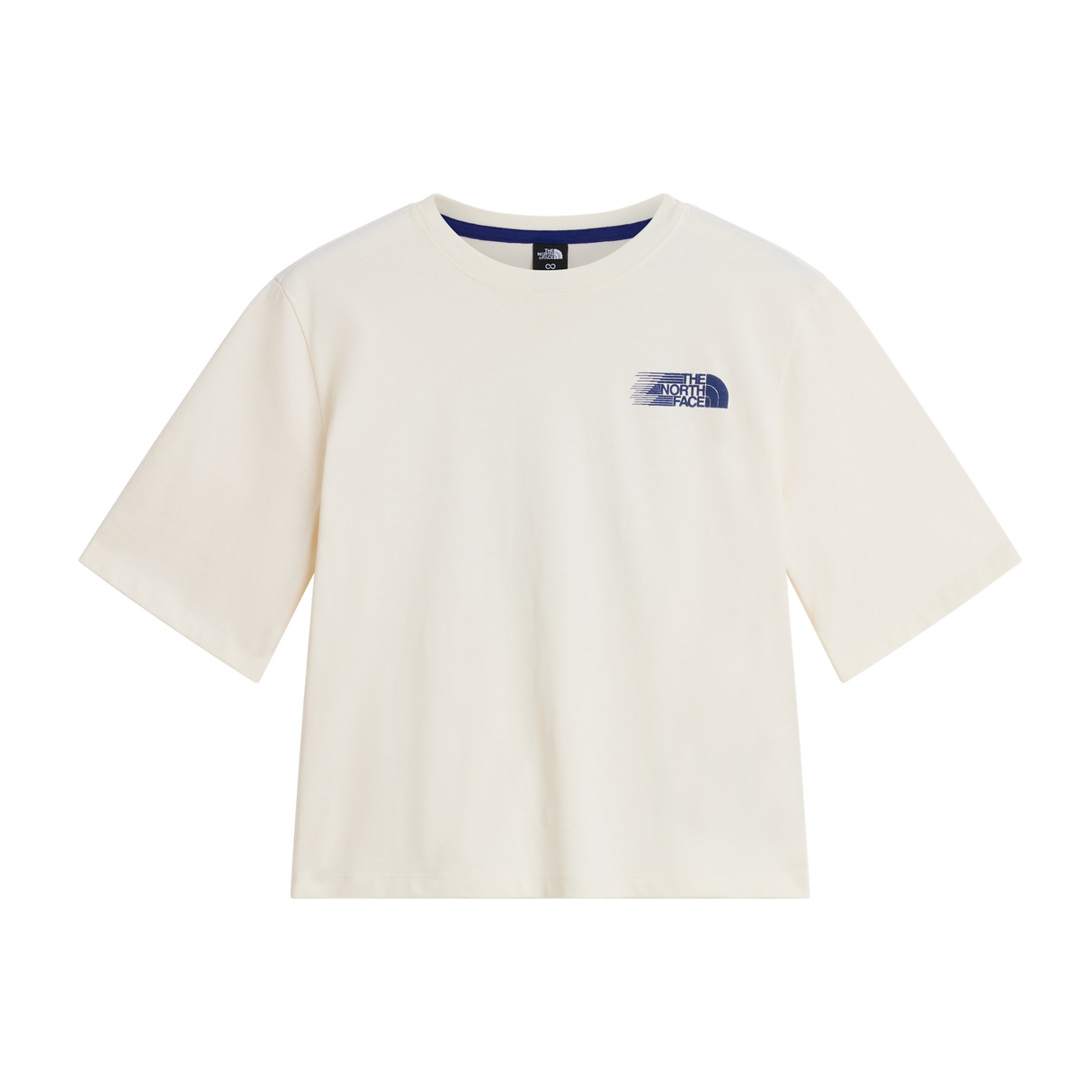The North Face - Retro Trail Boxy Ss Tee-graphic da donna - WHITE DUNE - vista principale