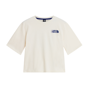 The North Face - Retro Trail Boxy Ss Tee-graphic da donna - WHITE - vista principale