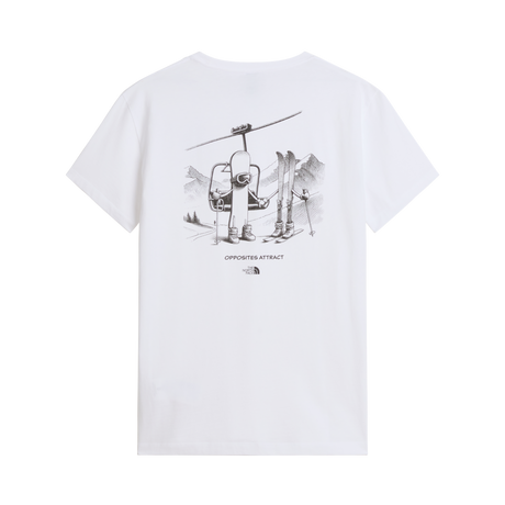 The North Face - Opposites Attract Rlx Ss Tee-graphic unisex - TNF WHITE - vista alternativa 1