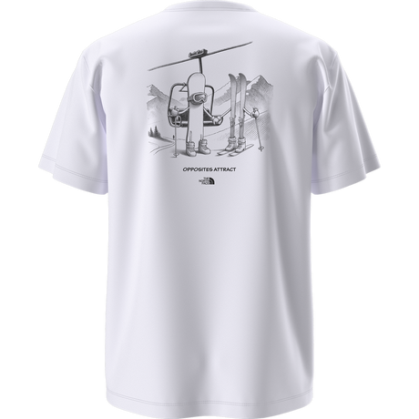 The North Face - Opposites Attract Rlx Ss Tee-graphic unisex - TNF WHITE - vista alternativa 10