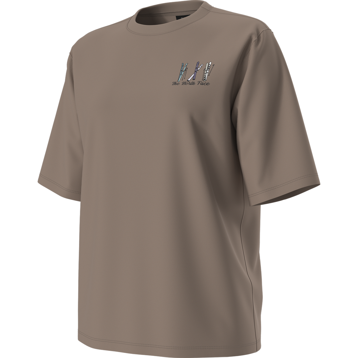 The North Face - Ski Embro Boxy Ss Tee-graphic da donna - Garnet - vista alternativa 2