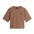 The North Face - Ski Embro Boxy Ss Tee-graphic da donna - Brown - vista principale