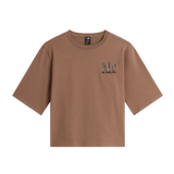 The North Face - Ski Embro Boxy Ss Tee-graphic da donna - Garnet - vista principale