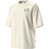 The North Face - Ski Embro Boxy Ss Tee-graphic da donna - WHITE DUNE - vista alternativa 12
