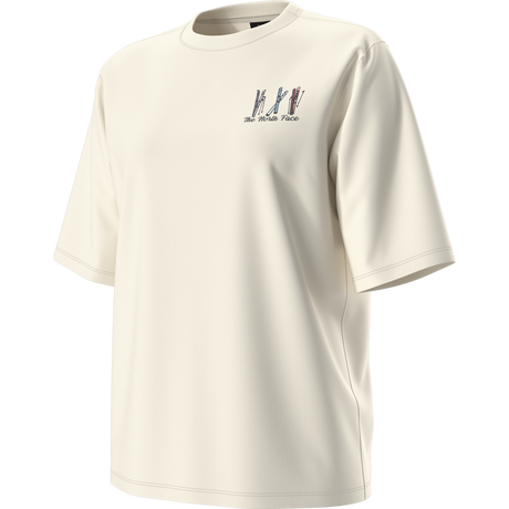 The North Face - Ski Embro Boxy Ss Tee-graphic da donna - WHITE DUNE - vista alternativa 12