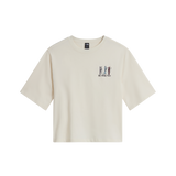 The North Face - Ski Embro Boxy Ss Tee-graphic da donna - WHITE DUNE - vista principale
