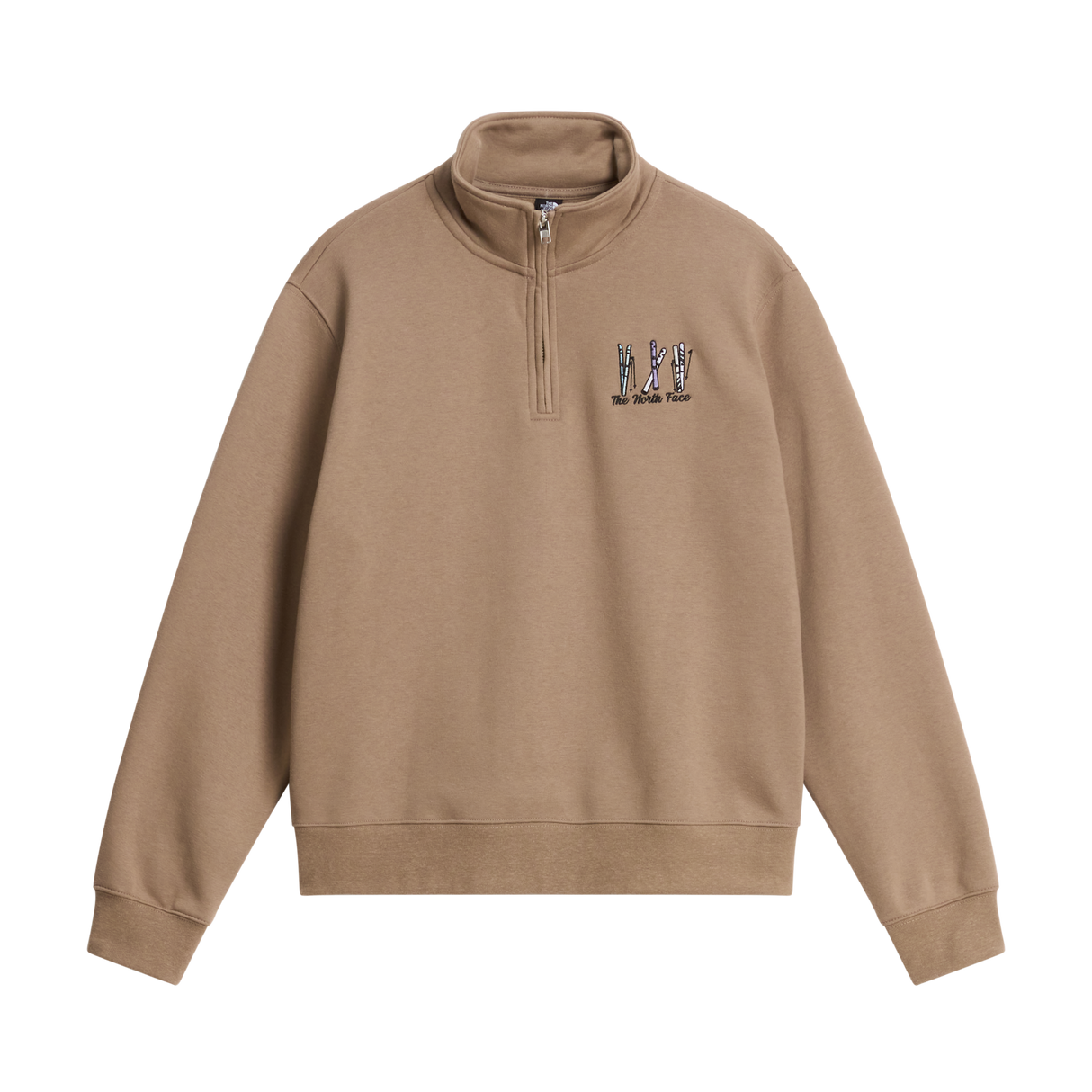 The North Face - Ski Embro Relaxed 1/4 Zip - Graphic da donna - Garnet - vista principale