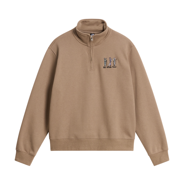 The North Face - Ski Embro Relaxed 1/4 Zip - Graphic da donna - Garnet - vista principale