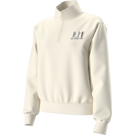 The North Face - Ski Embro Relaxed 1/4 Zip - Graphic da donna - WHITE DUNE - vista alternativa 2