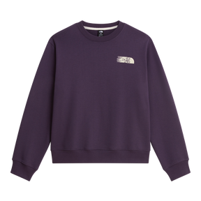 The North Face - Retro Trail Relaxed Crew- Graphic da donna - Purple - vista principale