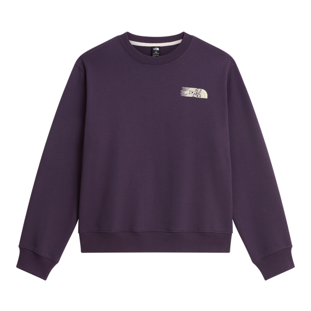 The North Face - Retro Trail Relaxed Crew- Graphic da donna - Endless Dusk - vista principale
