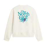 The North Face - Retro Trail Relaxed Crew- Graphic da donna - WHITE DUNE - vista alternativa 1