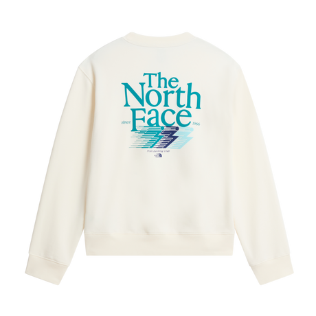 The North Face - Retro Trail Relaxed Crew- Graphic da donna - WHITE DUNE - vista alternativa 1