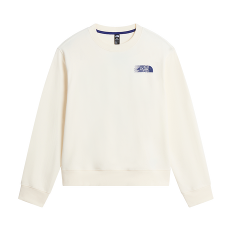 The North Face - Retro Trail Relaxed Crew- Graphic da donna - WHITE DUNE - vista principale