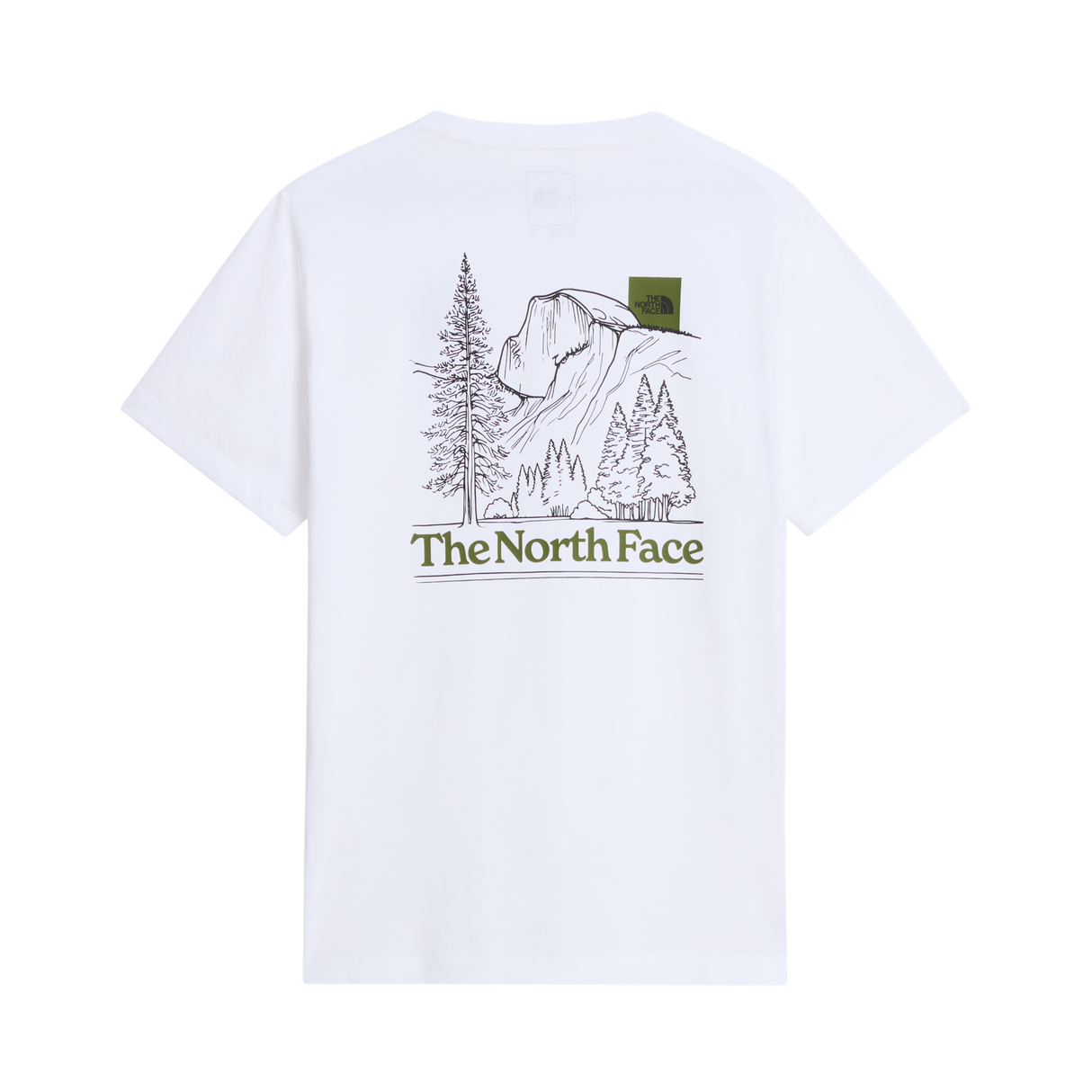 The North Face - Monte Reg Ss Tee-graphic da uomo - TNF WHITE - vista alternativa 1