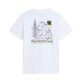 The North Face - Monte Reg Ss Tee-graphic da uomo - TNF WHITE - vista alternativa 1