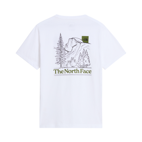 The North Face - Monte Reg Ss Tee-graphic da uomo - TNF WHITE - vista alternativa 1