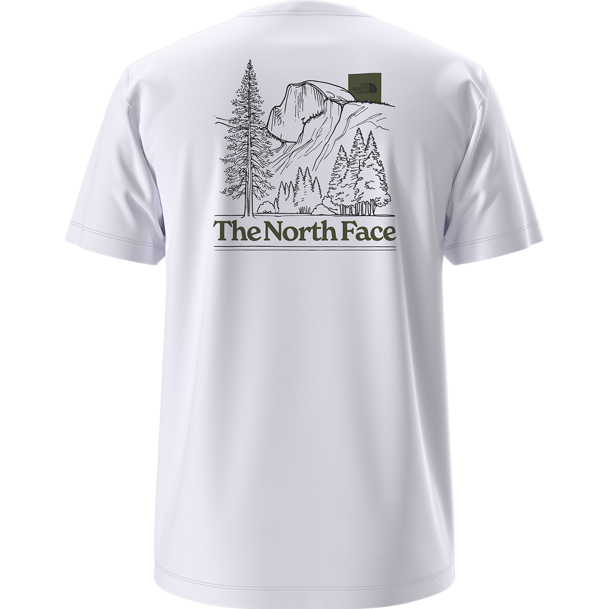 The North Face - Monte Reg Ss Tee-graphic da uomo - TNF WHITE - vista alternativa 10