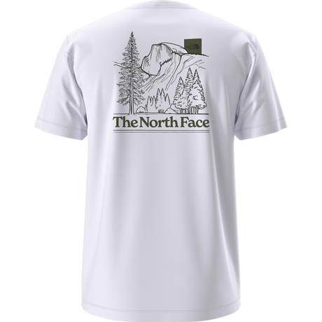The North Face - Monte Reg Ss Tee-graphic da uomo - TNF WHITE - vista alternativa 10