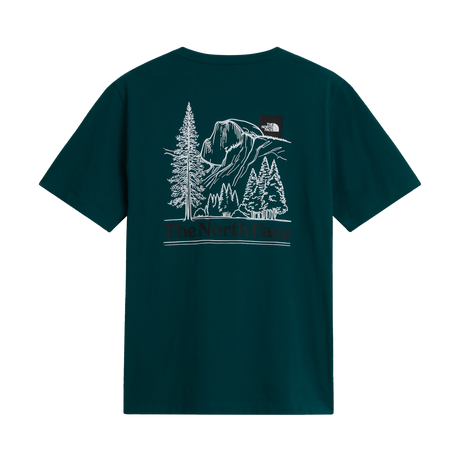 The North Face - Monte Reg Ss Tee-graphic da uomo - Pacific Teal - vista alternativa 1