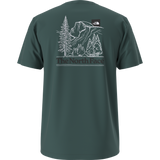 The North Face - Monte Reg Ss Tee-graphic da uomo - Pacific Teal - vista alternativa 10