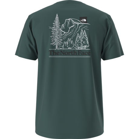 The North Face - Monte Reg Ss Tee-graphic da uomo - Pacific Teal - vista alternativa 10