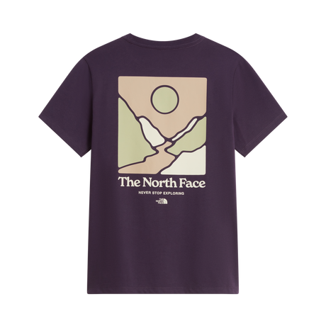 The North Face - Monte Reg Ss Tee-graphic da donna - Endless Dusk - vista alternativa 1