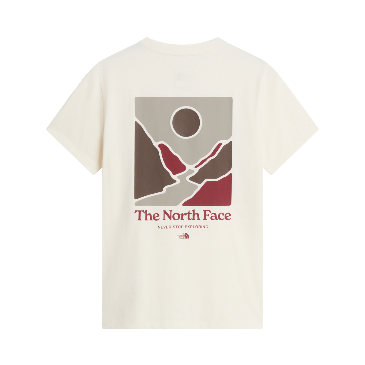 The North Face - Monte Reg Ss Tee-graphic da donna - WHITE DUNE - vista alternativa 1