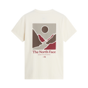 The North Face - Monte Reg Ss Tee-graphic da donna - WHITE DUNE - vista alternativa 1